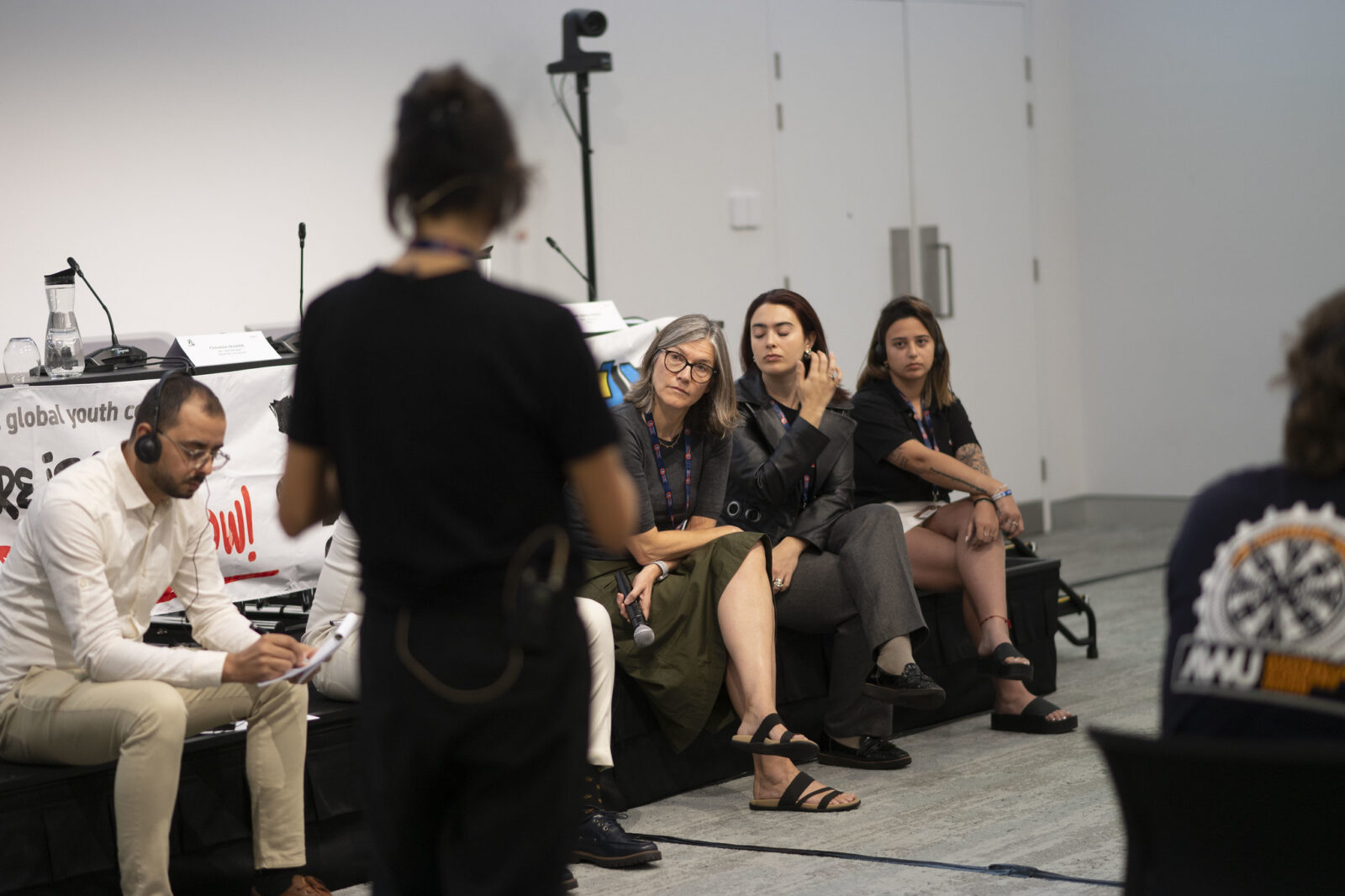 Christiane Benner listens during the IndustriALL global youth conference, Sydney, November 2025