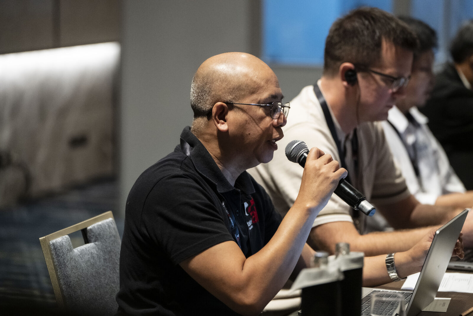 Ramon Certeza at industriALL rubber conference
